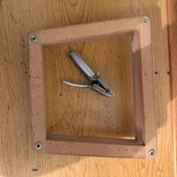 Pressa per racchette tennis di legno