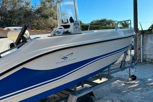 Barca aperta 5,20 m+ motore honda 40 cv+ carrello