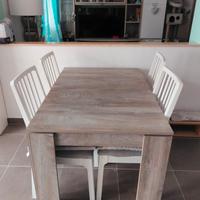 tavolo da pranzo 120x80 (trasformabile 160x80)