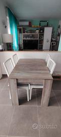 tavolo da pranzo 120x80 (trasformabile 160x80)
