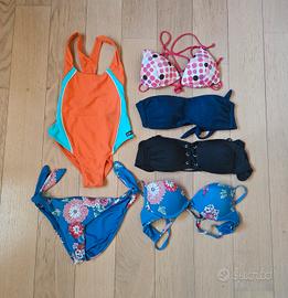 Lotto costumi ragazza (tg. S/1°)