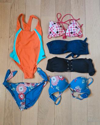 Lotto costumi ragazza (tg. S/1°)