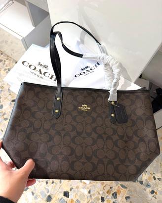 Borsa Coach City Tote Media