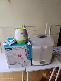 sterilizzazione e riscalda biberon