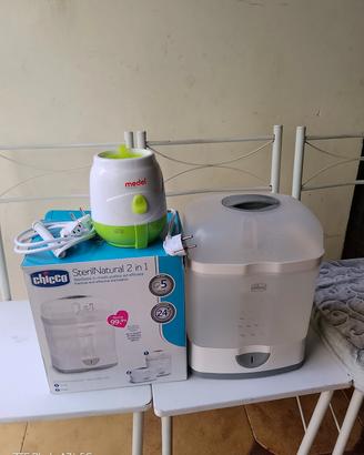 sterilizzazione e riscalda biberon