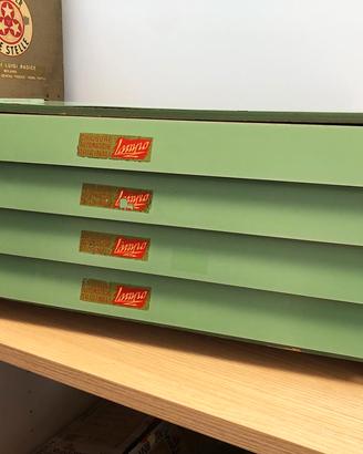 LAMPO  - Cassettiera vintage anni ’60/70