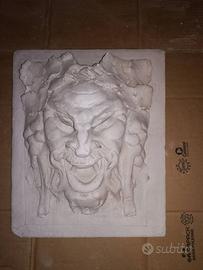 Faccia di Satiro in gesso