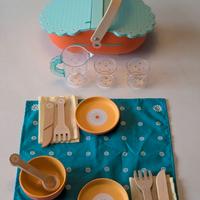 Cesto Pic-Nic Djeco con Accessori - Legno