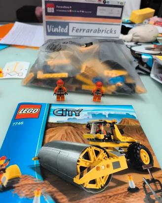 LEGO 7746 Single Drum Roller rullo compressore 