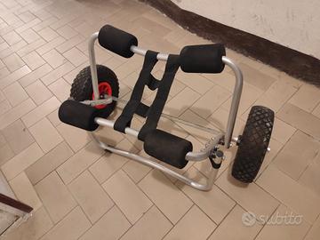 carrello porta canoa