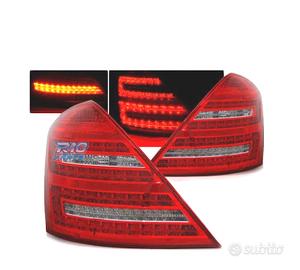 FANALI PER MERCEDES W221 05-09 LED ROSSO CHIARO