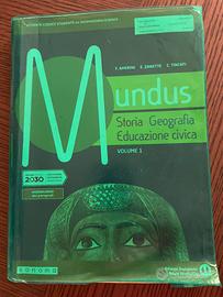 Libri mundus  storia geografia ed civica vol 1