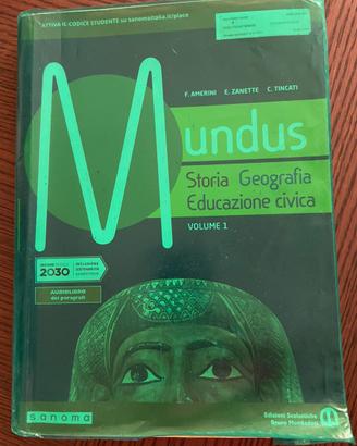 Libri mundus  storia geografia ed civica vol 1