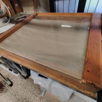 Lavagna luminosa, Tavolo luminoso artigianale