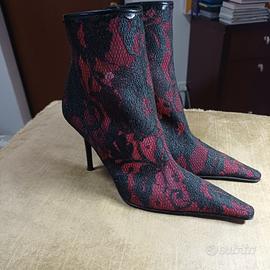 Stupendi stivaletti Giuseppe Zanotti neri in pizzo