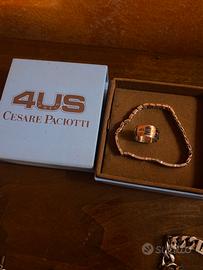 Collana e bracciale e anello