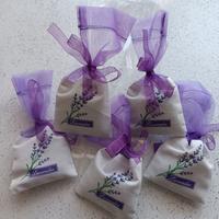 Set 5 sacchetti lavanda bio per armadi cassetti
