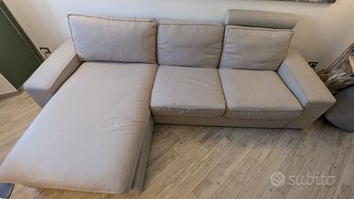 Divano Ikea Kivik 3 posti con chaise longue