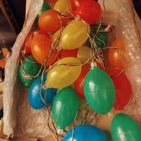 Luci di natale vintage fine anni 60 dà esterno