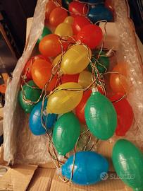 Luci di natale vintage fine anni 60 dà esterno