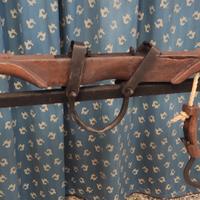 Attrezzatura antica diversi giogo per aratro