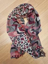 Maxi sciarpa/stola animalier