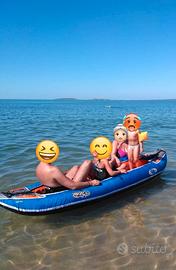 kayak biposto gonfiabile accessoriato