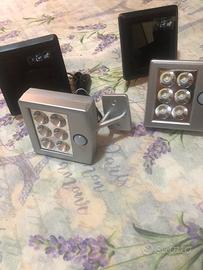Faretti a led con sensore di movimento che si cari