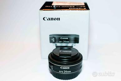 Canon Obiettivo Pancake EF-S 24 mm F/2.8 STM, Nero