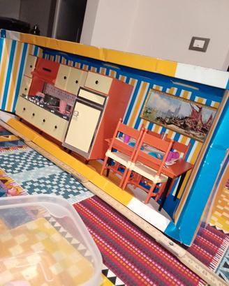 casa bambole vintage anni '60/'70