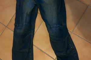 Pantalone jeans invernale con protezioni