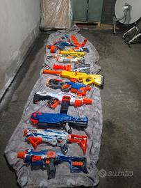 NERF FUCILI + ACCESSORI 