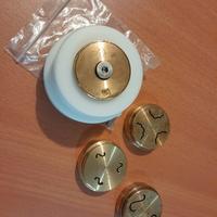 4 trafile in bronzo per pastamatik 