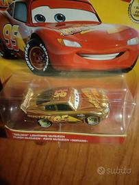 Pixar Cars Golden Lightning McQueen 