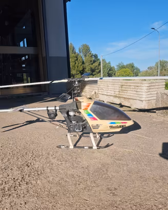 Hirobo Shuttle ZX elicottero a scoppio 