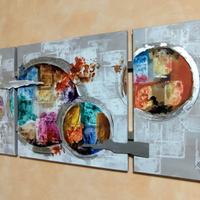 Quadro astratto su tele multiple