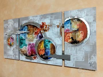 Quadro astratto su tele multiple