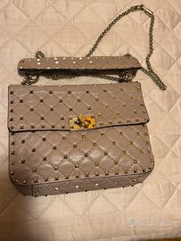 Valentino borsa rockstud spike cipria