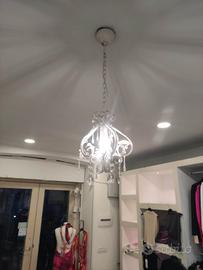 lampadario shabby