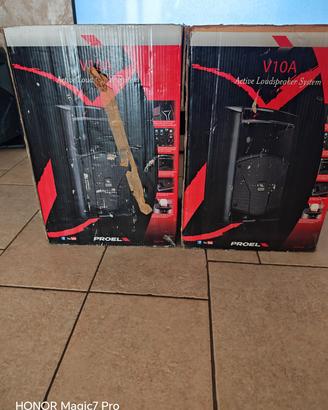 coppia casse attive Proel v10a