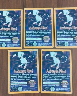 CARTE POKÉMON - ACCHIAPPA MEW PROMO VINTAGE 