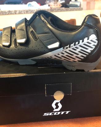 Scarpe  scott per  mtb o corsa  + pedali abbinati
