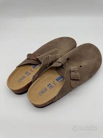 Birkenstock Boston Taupe Soft Footbed 44