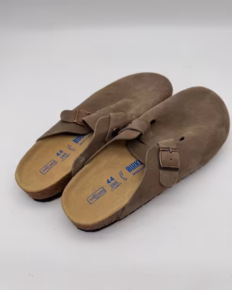 Birkenstock Boston Taupe Soft Footbed 44