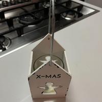 Addobbi di Natale - Portacandele casetta