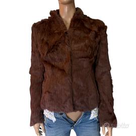 Giacca  pelliccia coniglio marrone zu elements