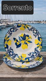 Set 12 piatti ceramica Suprema art. Sorrento