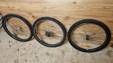 cerchi bici e forcella