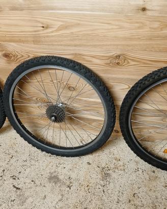 cerchi bici e forcella