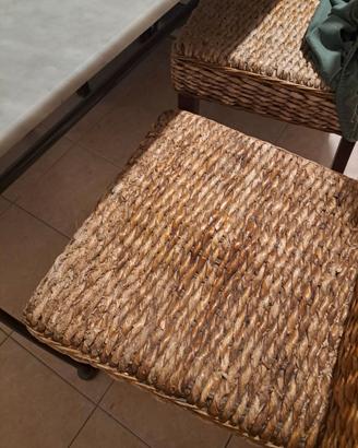 divano letto e 4 sedie